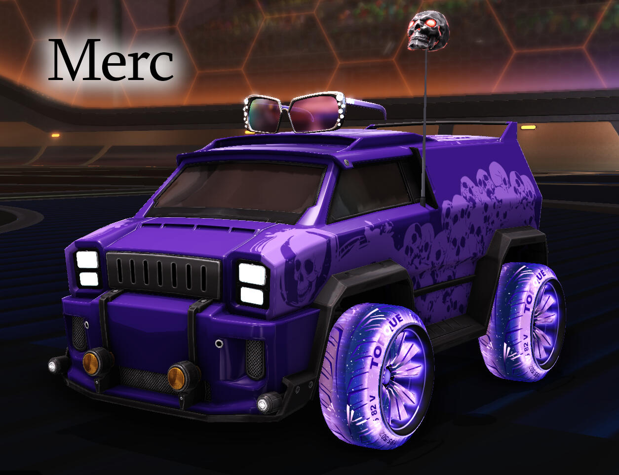 Profile picture of DI with her purple hair and favorite grey plaid flannel over a purple t-shirt.