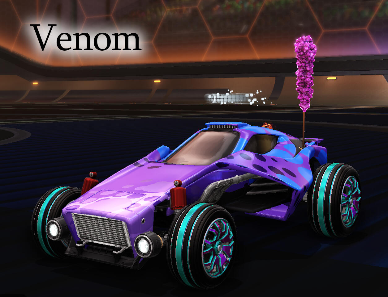 Profile picture of DI with her purple hair and favorite grey plaid flannel over a purple t-shirt.